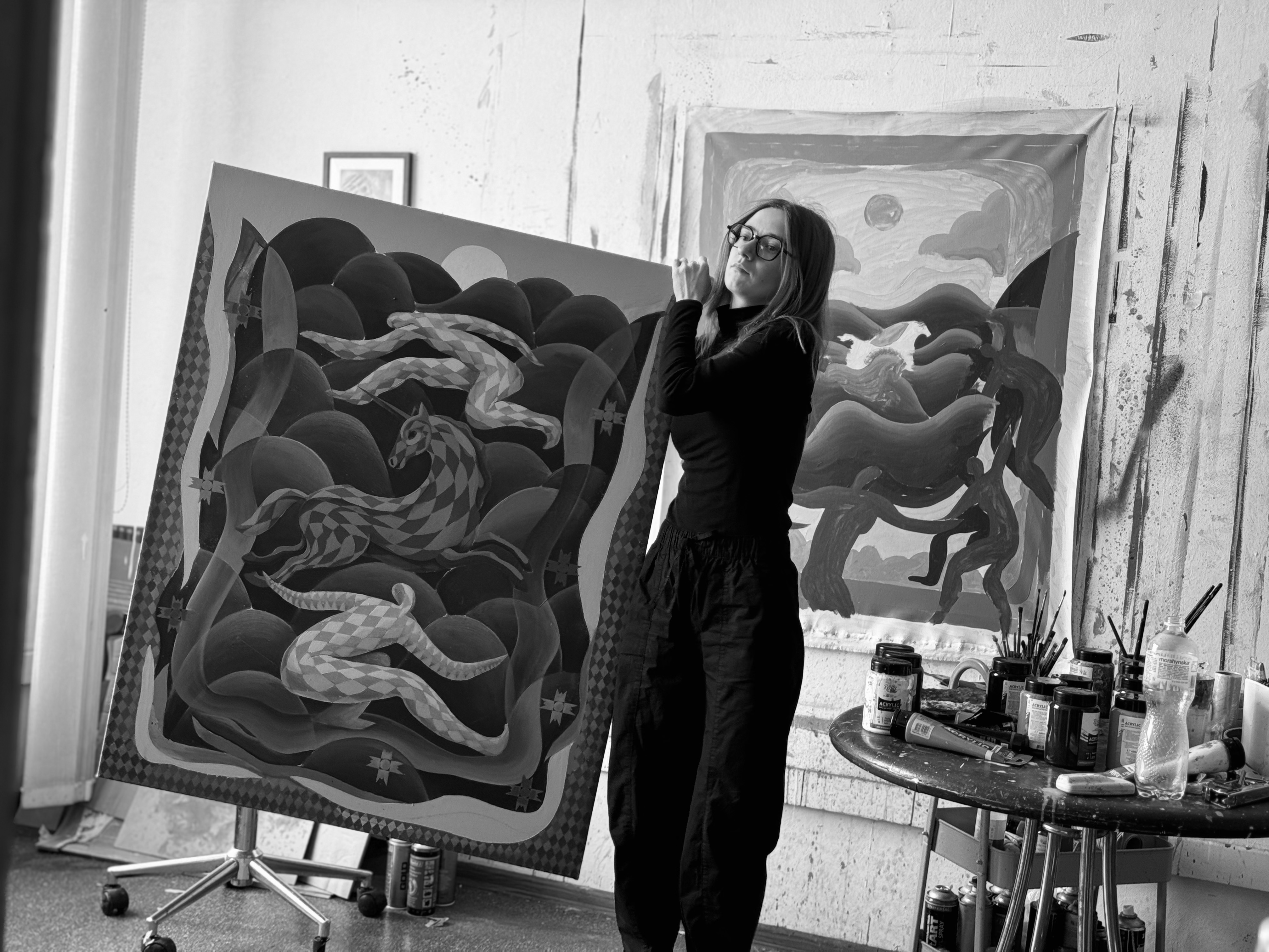 Portrait of Liza Obukhovska, who works in the artist style (Khmelnytskyi, Ukraine) Photo 4 of 4.