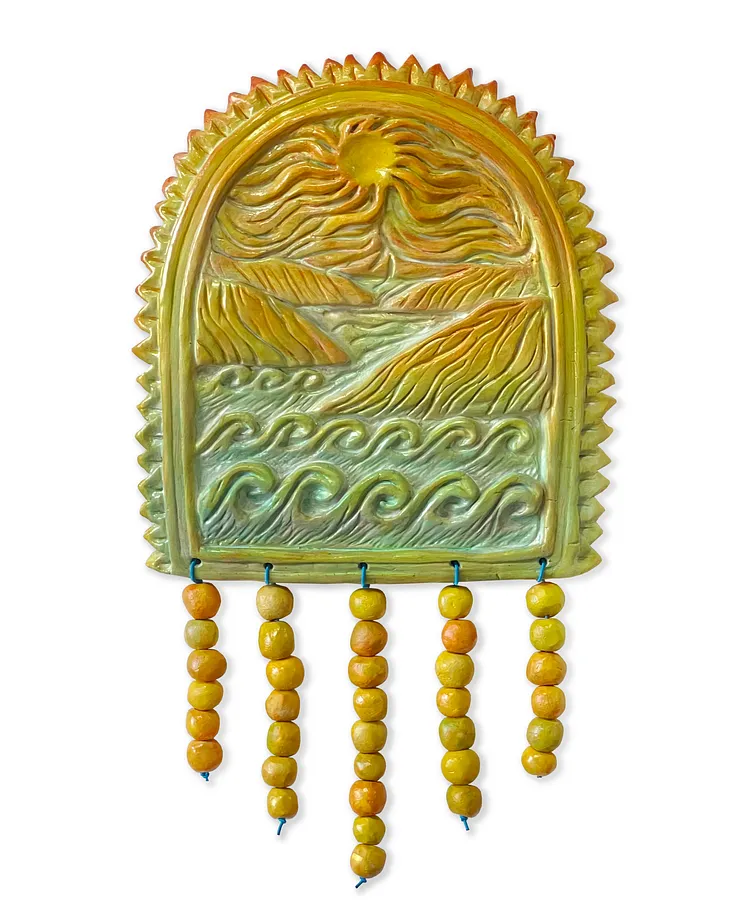 Image of Bakota by Liza Obukhovska, size: 24x26, made of Modelling, clay, acrylic, varnish, Sculpture medium, from Khmelnytskyi, priced at $500