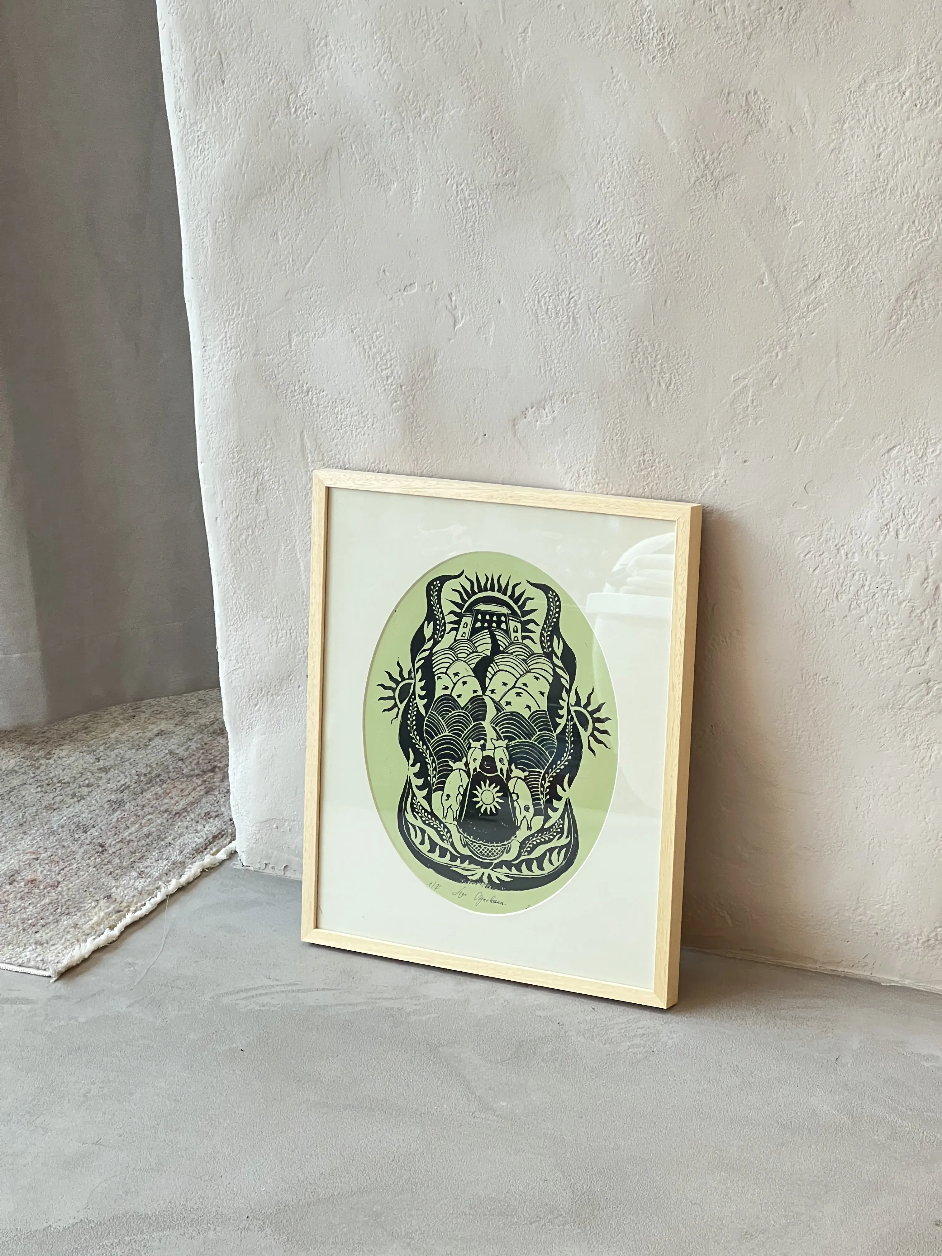 Image of ReDux by Liza Obukhovska, size: 43x36, made of PRINT, Graphics medium, from Khmelnytskyi, part of the LINOCUT series, priced at $150